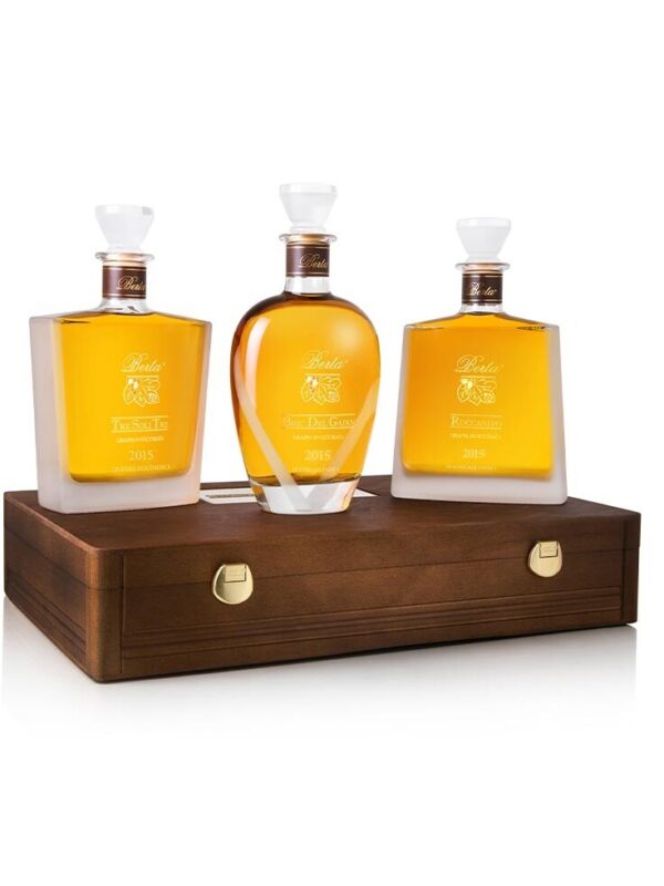 GRAPPA BERTA LA CASSETTA 2016 - 43%, wooden case