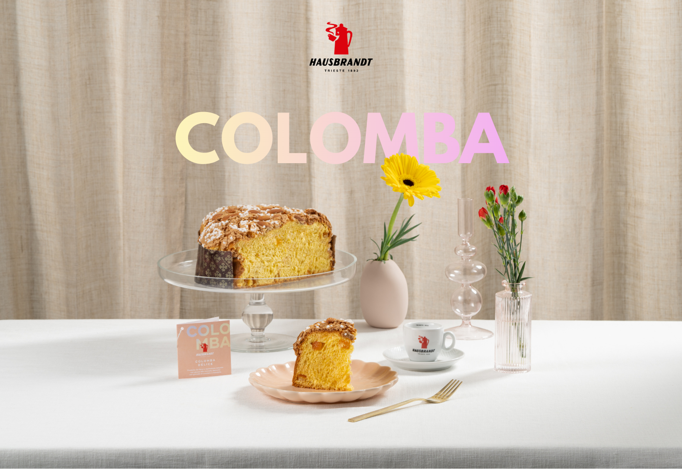 Colomba Delice: tradičný taliansky veľkonočný koláč od Hausbrandt