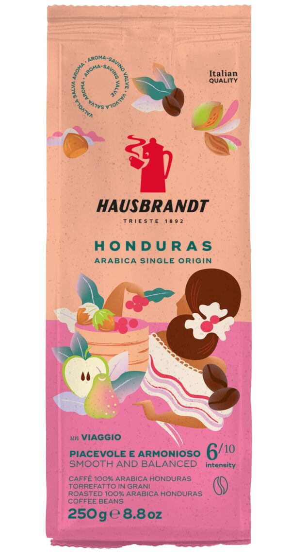 Hausbrandt Káva zrnková HONDURAS 100% Arabica vákuum